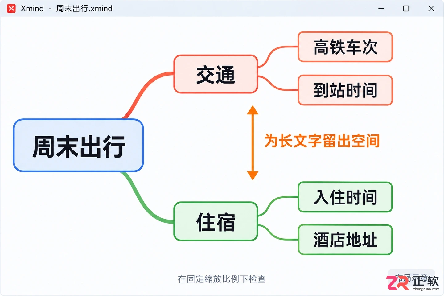 xmind怎么调整分支间距 布局设置技巧