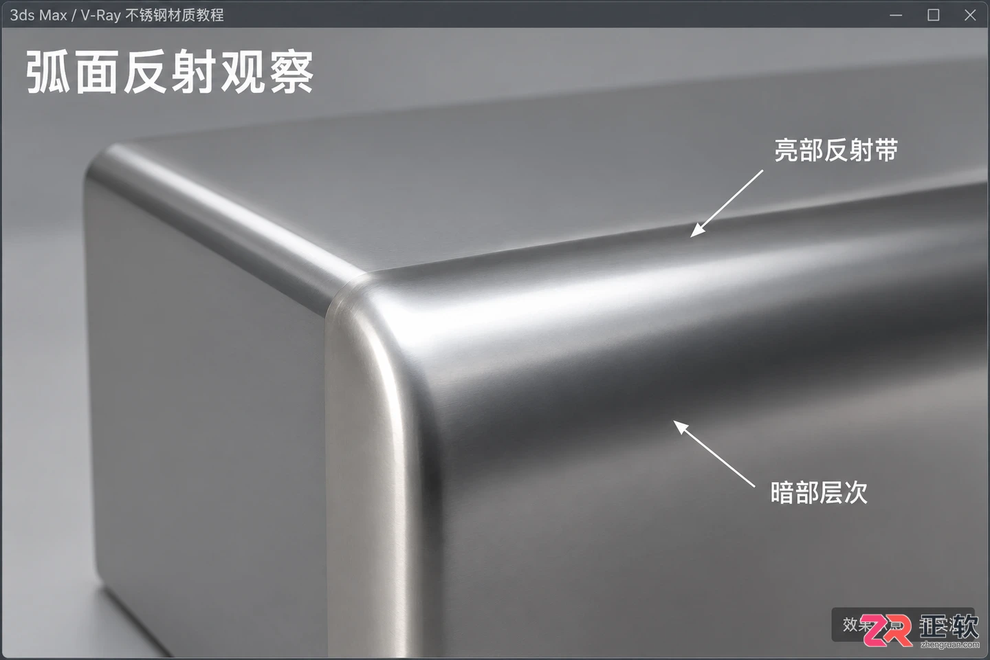 3dmax不锈钢材质怎么调vray