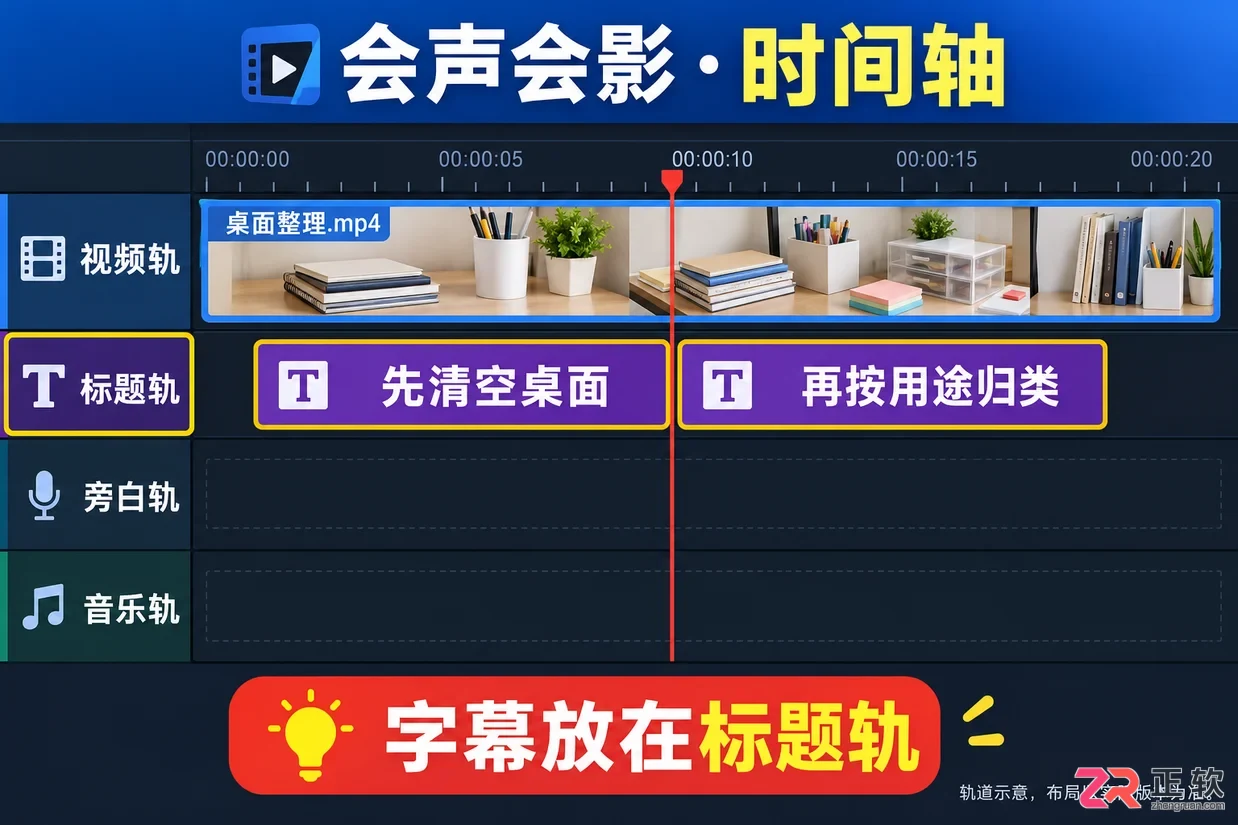 会声会影怎么加字幕 字幕轨编辑步骤
