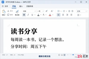 WPS文字横排竖排设置：整篇切换与局部竖标题技巧