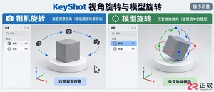 keyshot怎么旋转模型 鼠标控制技巧