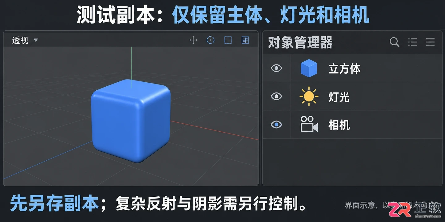 c4d怎么导出透明背景 渲染保存步骤