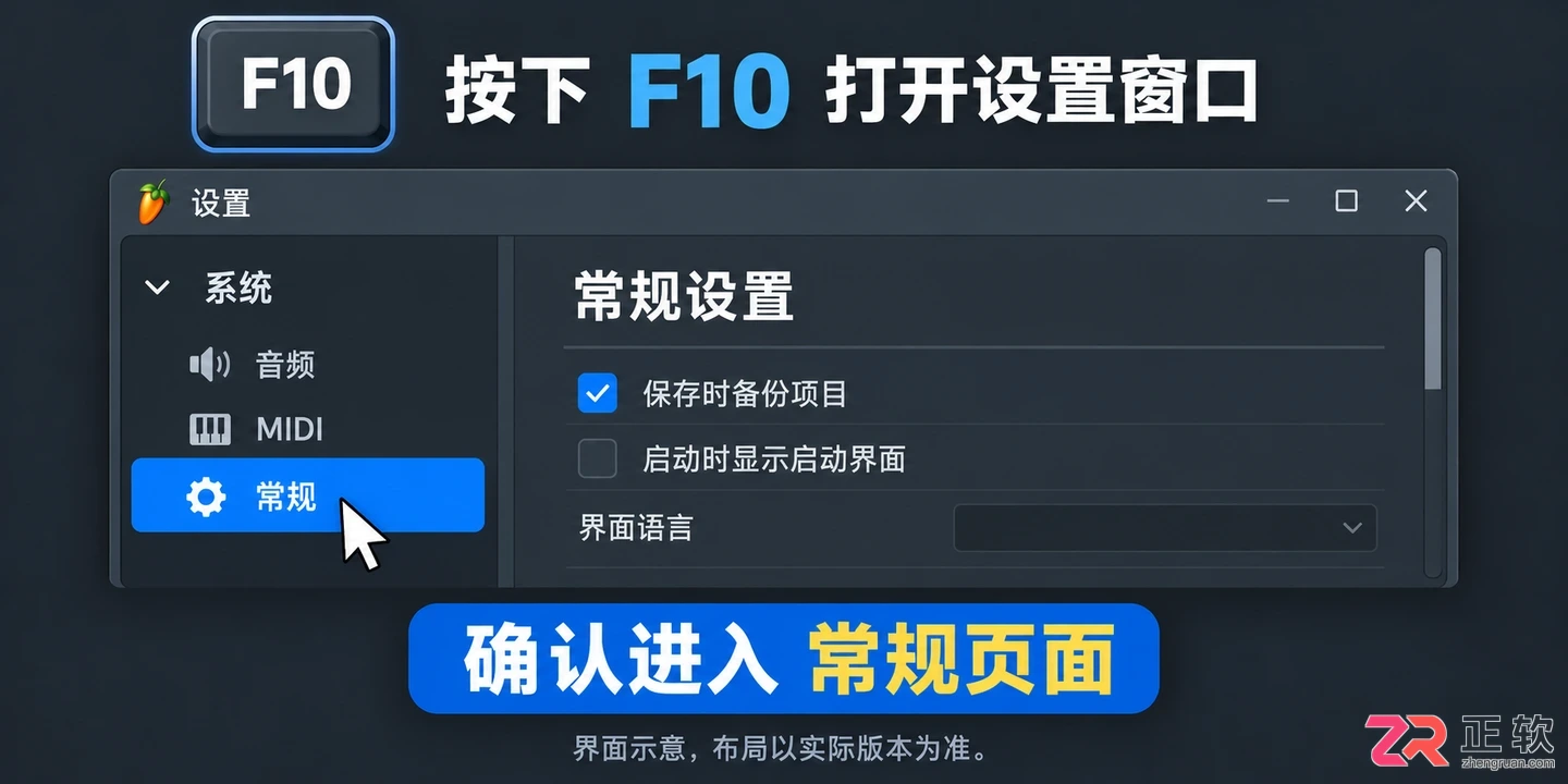 fl studio怎么调中文 语言切换教程