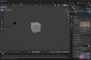 Blender渲染输出怎么设置