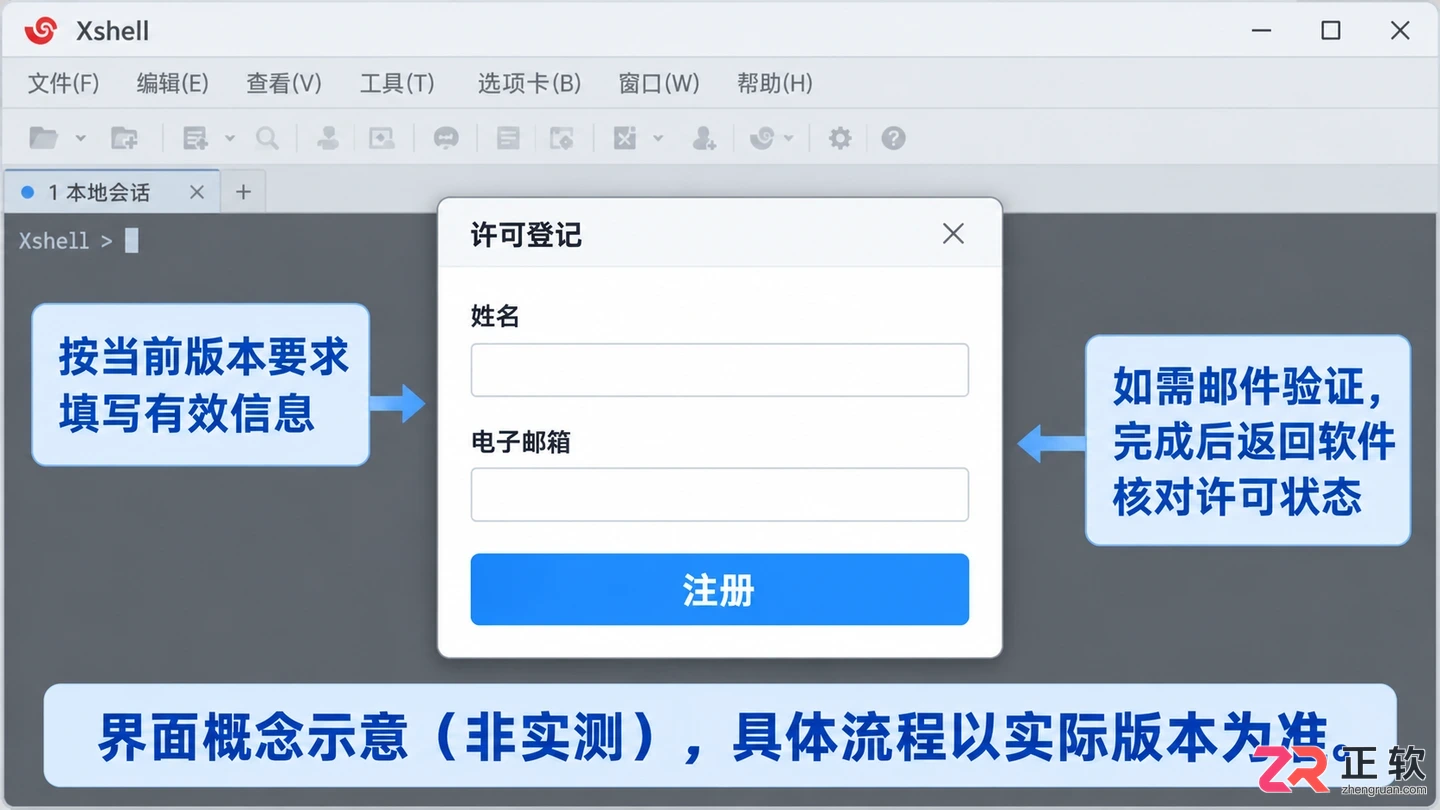 Xshell官方下载与安装指南:Windows版获取、许可选择及激活验证