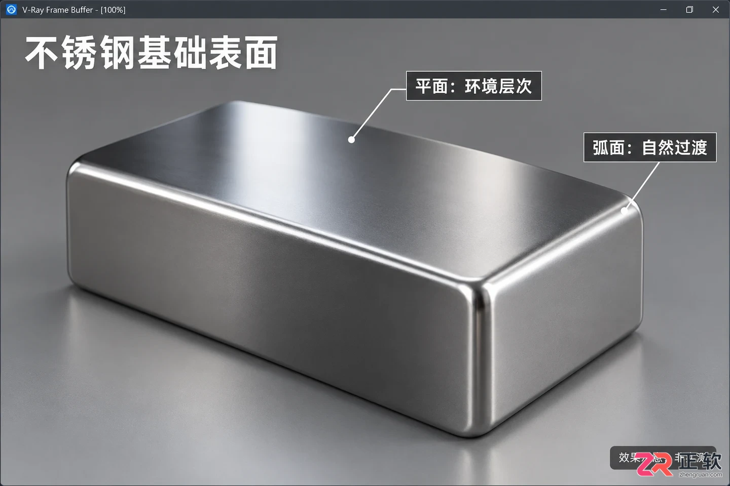 3dmax不锈钢材质怎么调vray