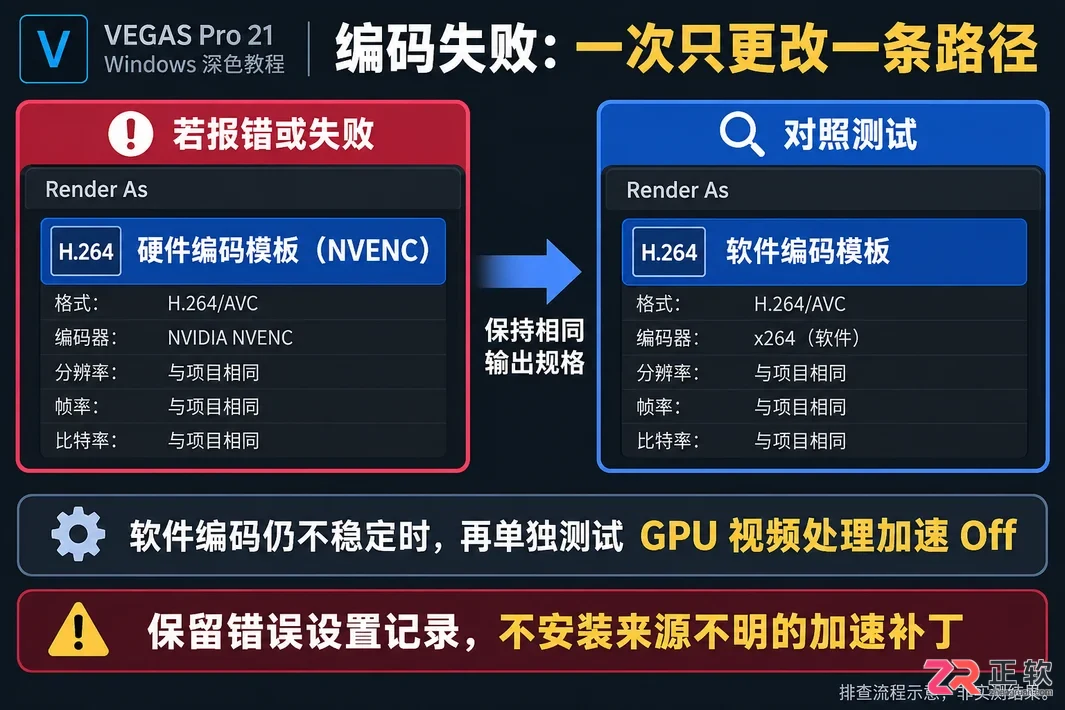 vegas怎么用显卡渲染 GPU加速设置