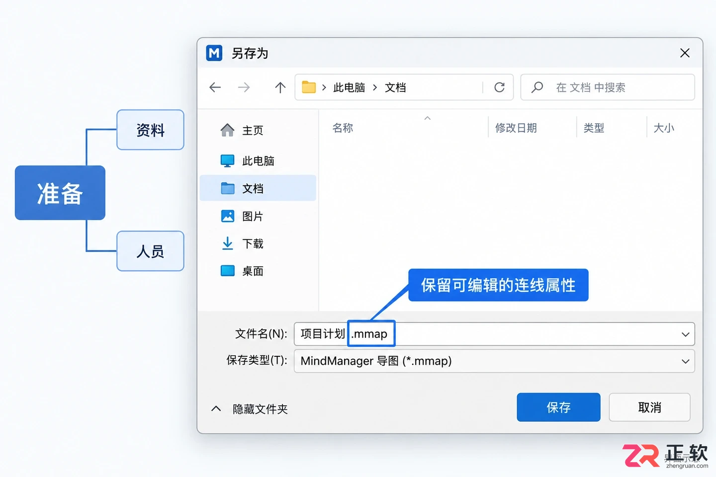 mindmanager怎么让分级的直线不弯曲 线条样