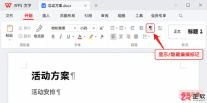 WPS文字删除空白页教程:清除分页符与分节符技巧