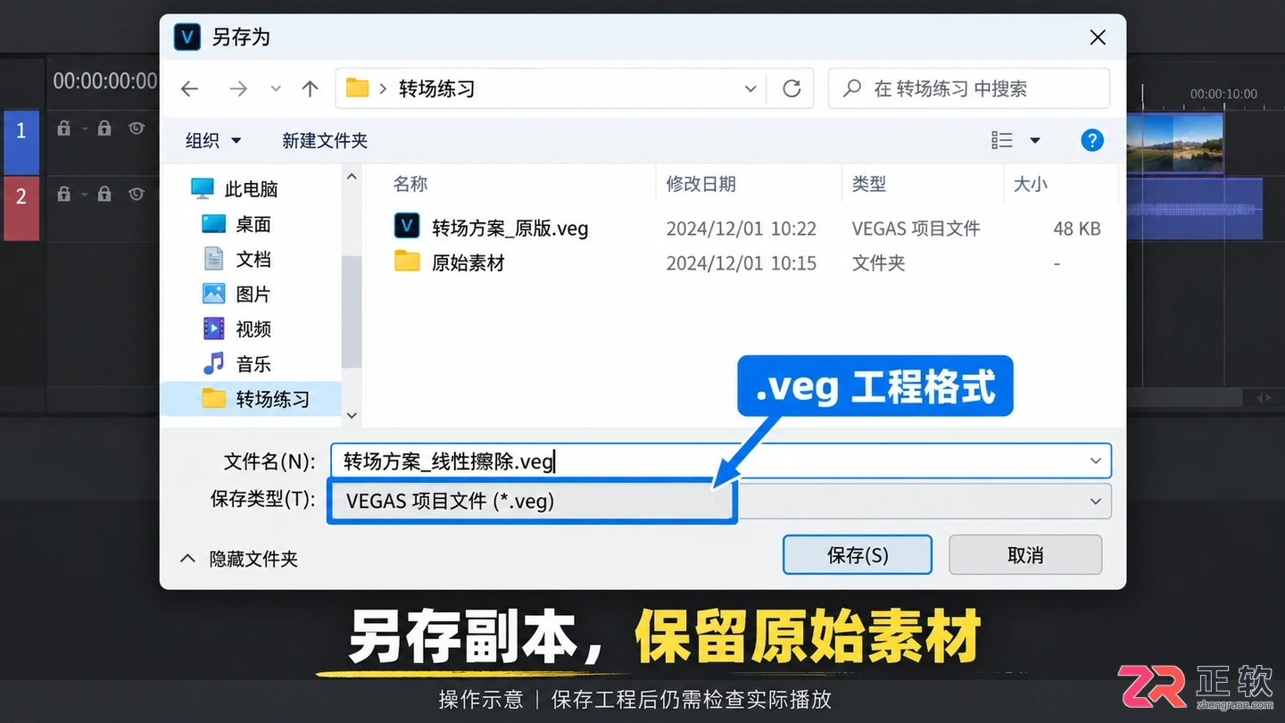 vegas怎么加入转场 视频衔接技巧