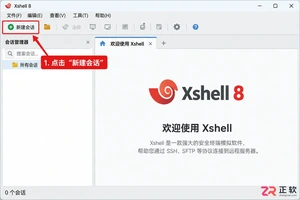 Xshell 8 连接 Linux 服务器入门:新建会话、身份验证与基础命令实操
