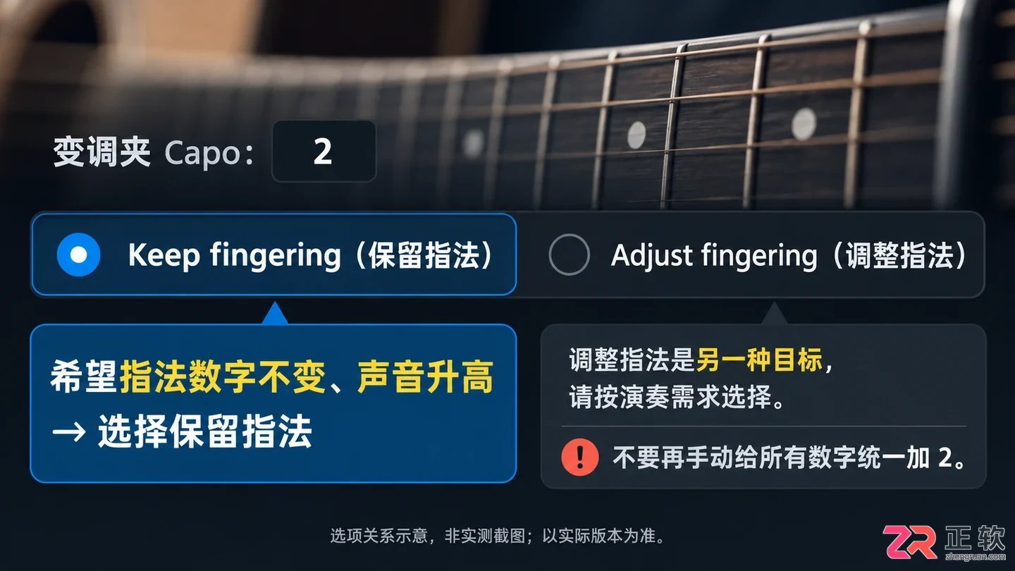guitar pro怎么设置变调夹 品位选择步骤