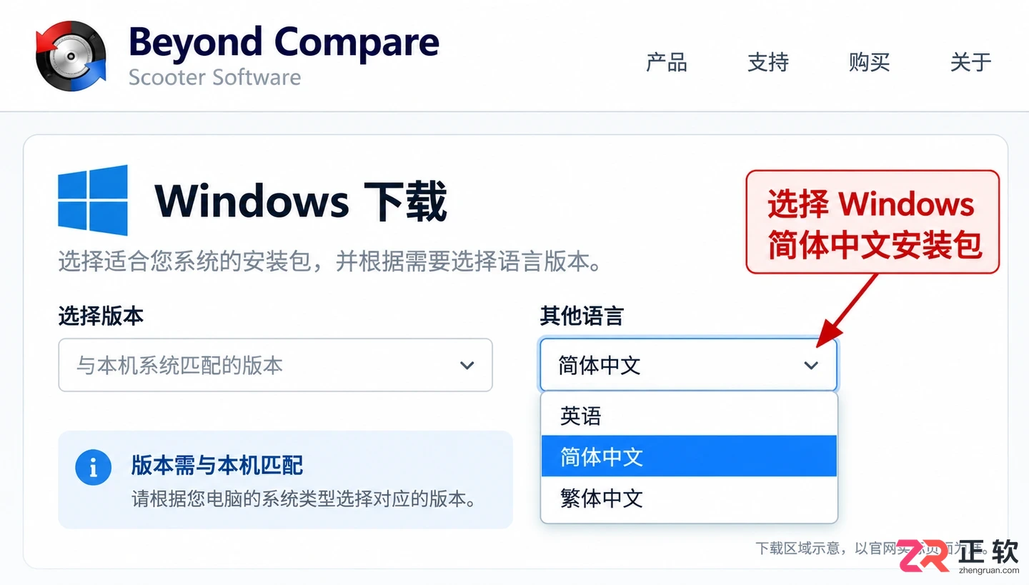 Beyond compare怎么设置中文