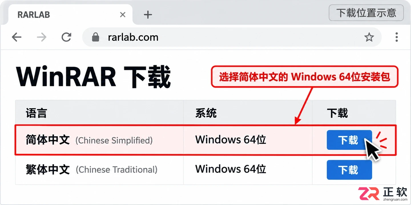 WinRAR 如何切换为中文界面：下载并安装官方简体中文版教程