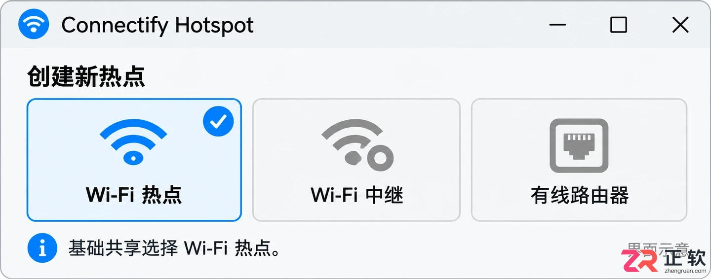 Connectify Hotspot Windows设置教程:将电脑网络共享为Wi-Fi热点