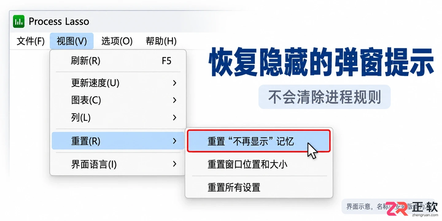 Process Lasso 如何重置配置：备份、清除规则与验证步骤