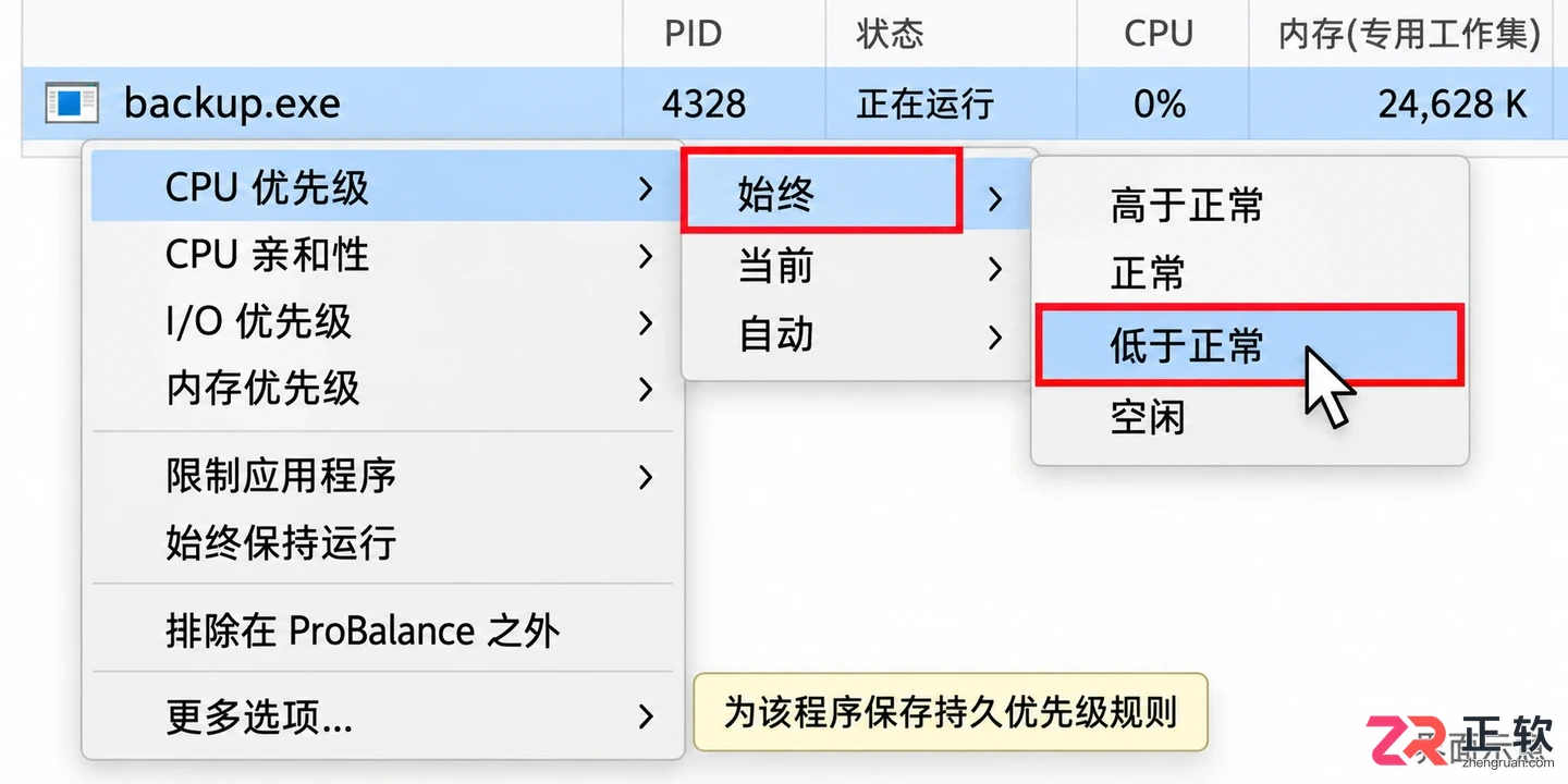 Process Lasso 使用教程:从观察负载到设置持久优先级规则