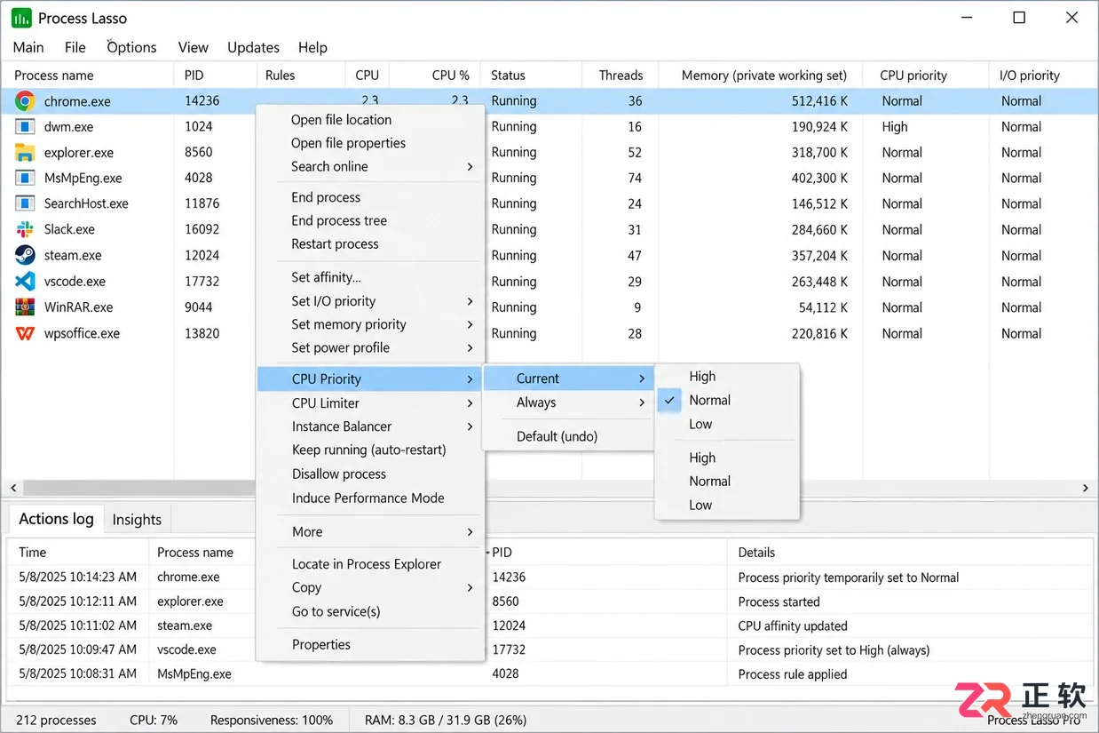 Process Lasso 新手入门：Windows 进程管理与规则设置指南