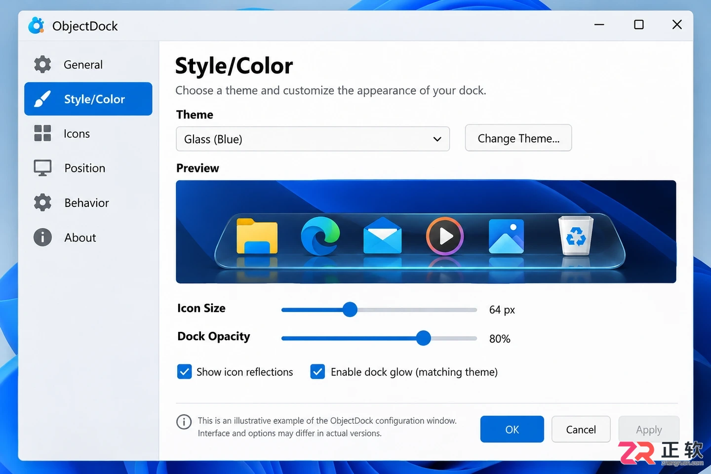 ObjectDock使用教程：Windows桌面图标添加与美化设置指南