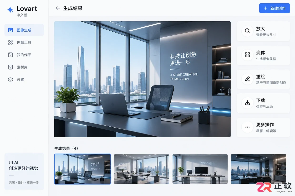 怎么在Lovart中文版网页生成图片：操作步骤详解