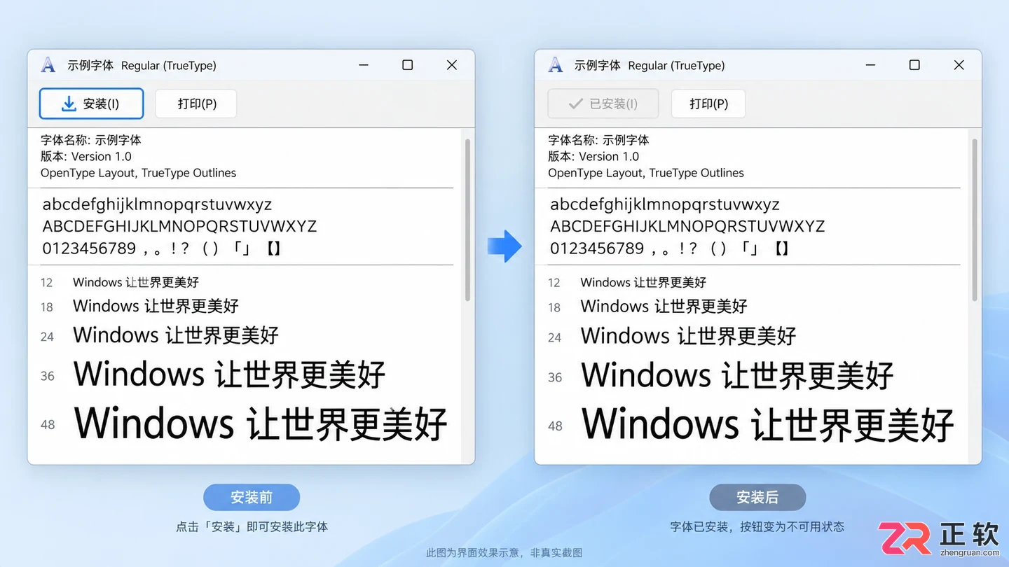 coreldraw字体怎么导入详细安装步骤教程