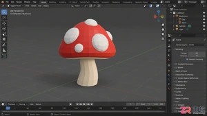 blender蘑菇建模教程简单易学的图文步骤指南