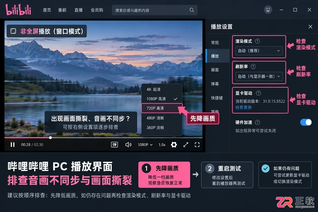 哔哩哔哩PC客户端视频加载卡顿如何优化