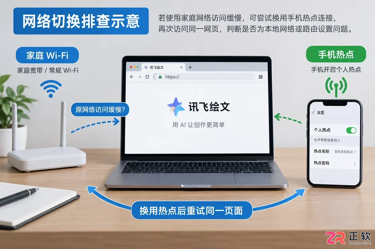 讯飞绘文网页版需要什么网络环境才能进入