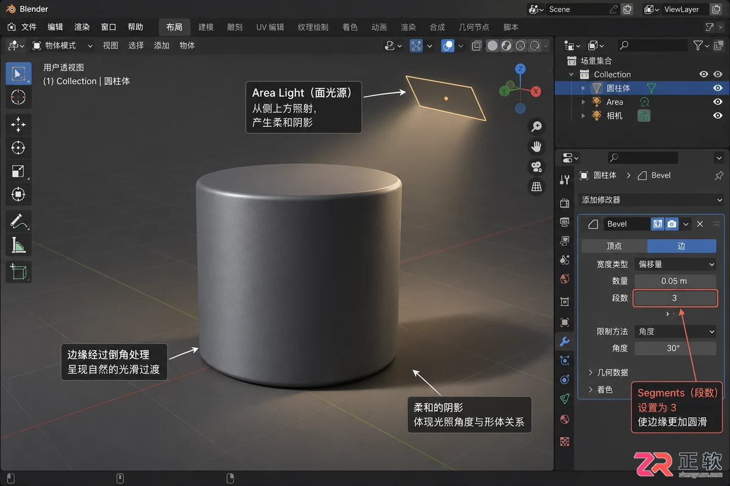 blender怎么做橡胶模型材质效果制作教程