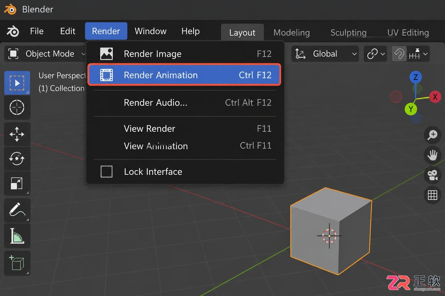 blender为什么添加动画后渲染只有看第一帧
