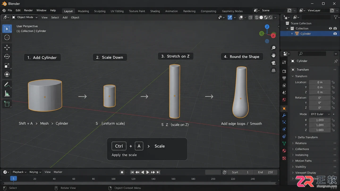 blender蘑菇建模教程简单易学的图文步骤指南