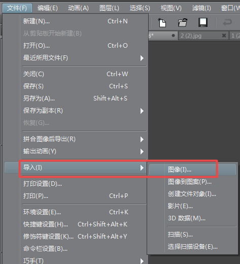 优动漫PAINT导入图像滤镜不可用问题的解决方法