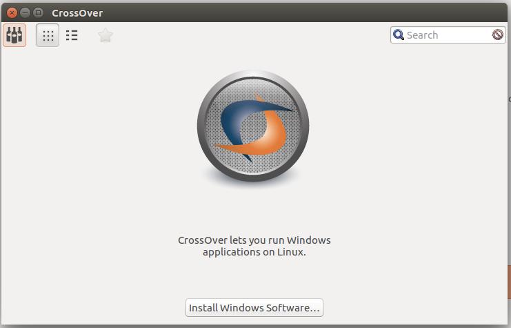 CrossOver Linux界面 CrossOver Linux界面