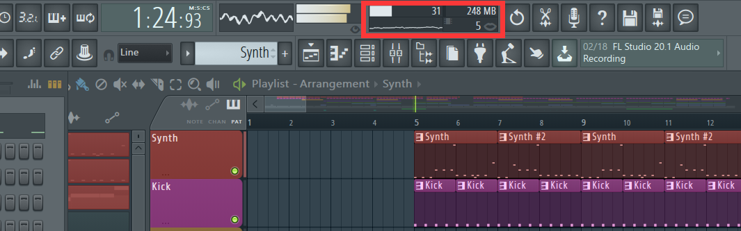 FL Studio 20里的CPU优化设置