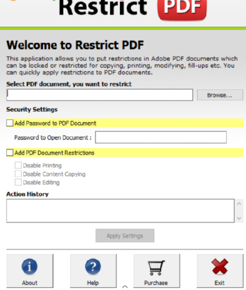 PCVARE Restrict PDF加密PDF文件的操作方法