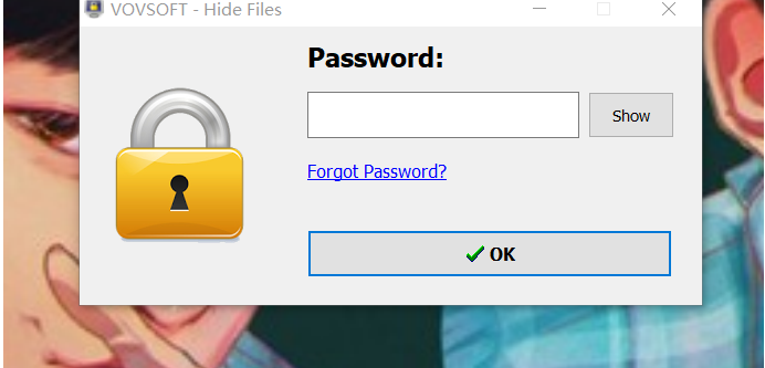 VovSoft Hide Files加密电脑文件的方法