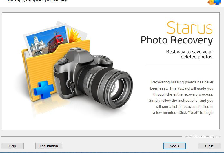 Starus Photo Recovery恢复照片文件的方法