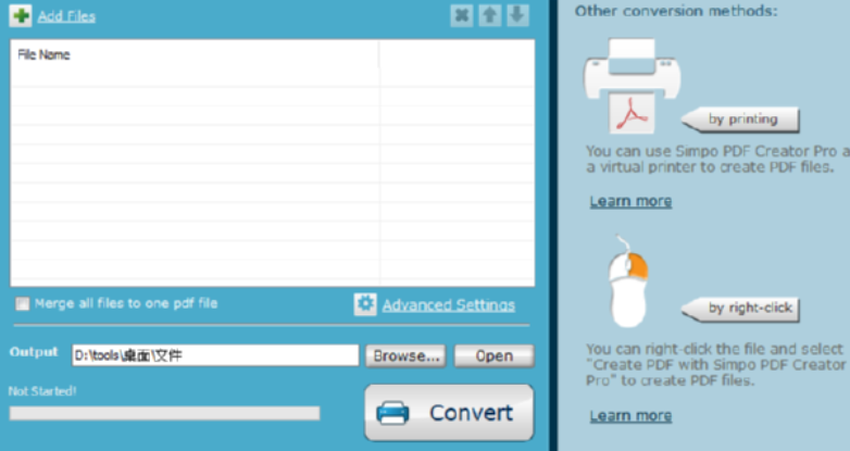 Simpo PDF Creator Pro软件设置成中文的方法步骤