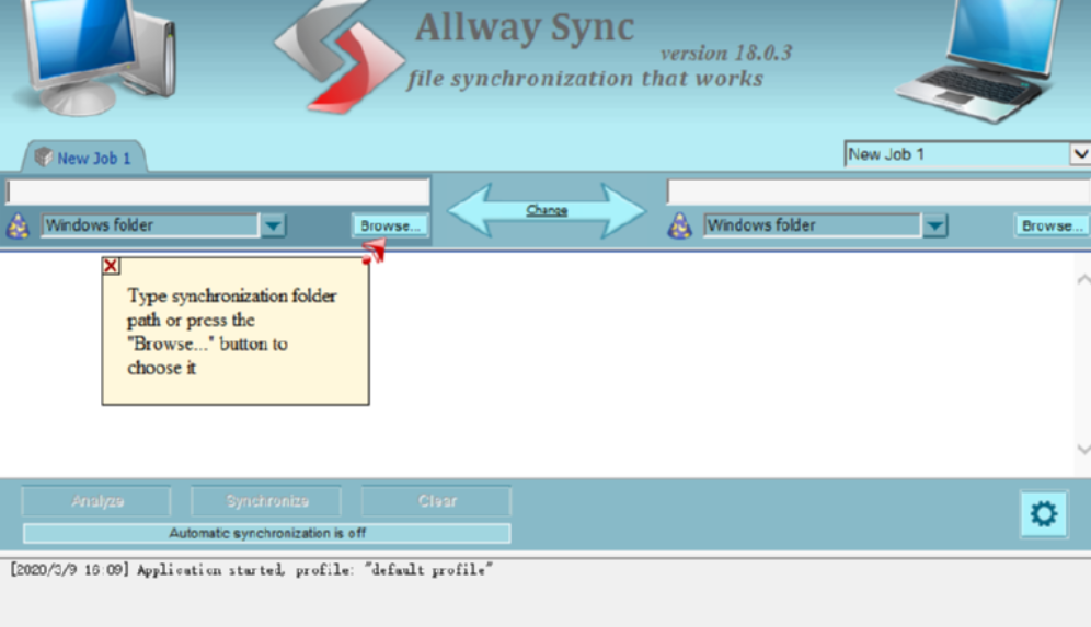 Allway Sync同步电脑文件夹的操作方法