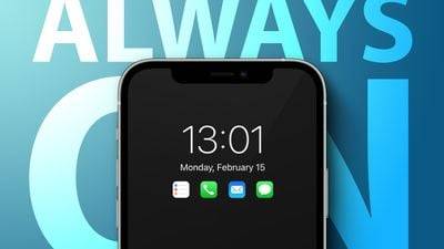 据传闻，iPhone 14 Pro 或将拥有永久在线显示功能。