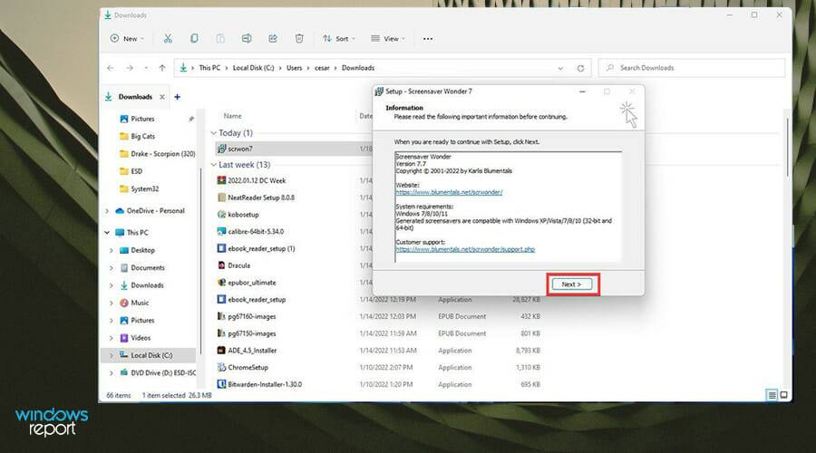 如何在 Windows 上创建自定义的屏幕保护程序文件(.scr)？