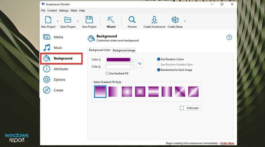 如何在 Windows 上创建自定义的屏幕保护程序文件(.scr)？