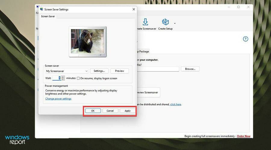如何在 Windows 上创建自定义的屏幕保护程序文件(.scr)？