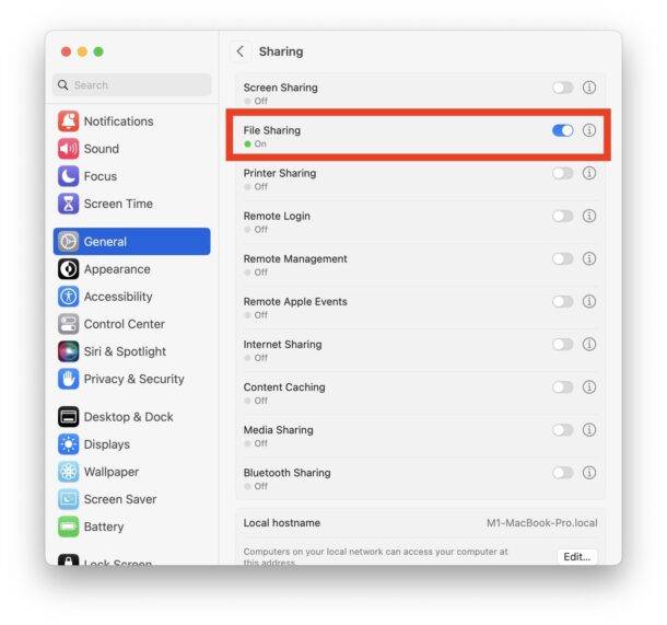 如何修复在 MacOS Ventura 中无法共享文件的问题?