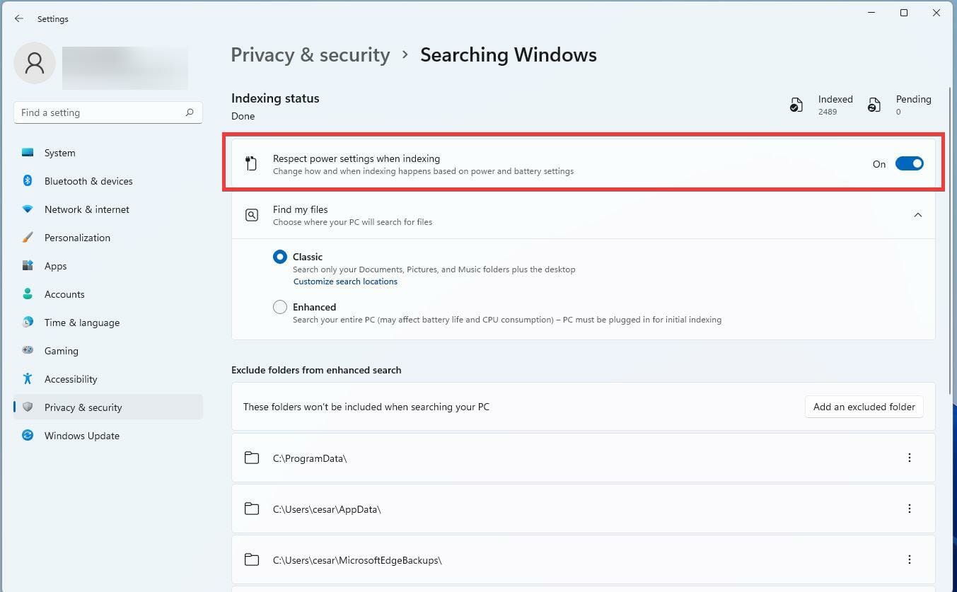 如何禁用 Windows 11中的搜索功能？