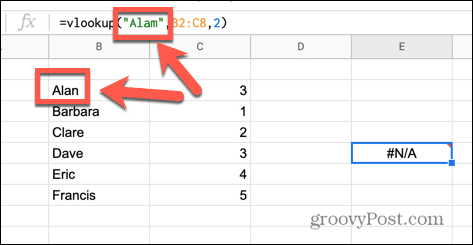 如何修复 Google 表格中的公式解析错误?