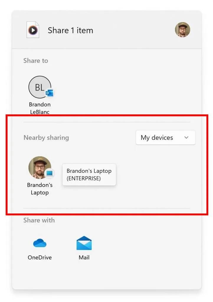 开发频道中的 Windows 11 Build 25163 引入了新的文件共享功能，任务栏溢出
