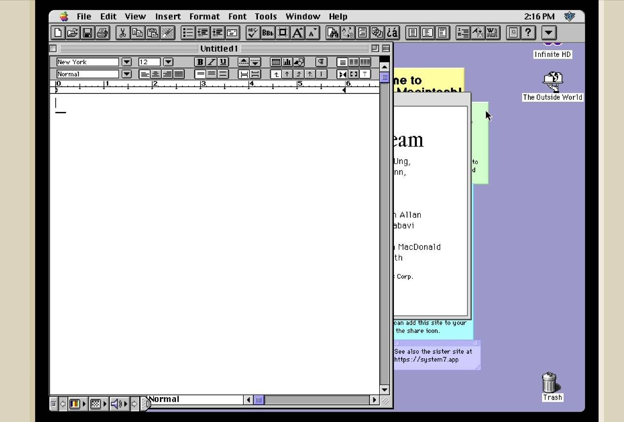 如何在现代浏览器中模拟运行 MacOS 7 和 MacOS 8？