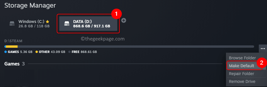 如何修改 Steam 游戏的下载路径？