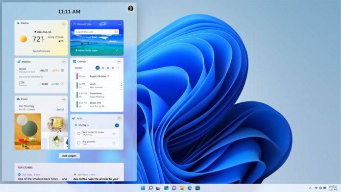 Windows 11 22H2:泄漏确认大型桌面小部件升级